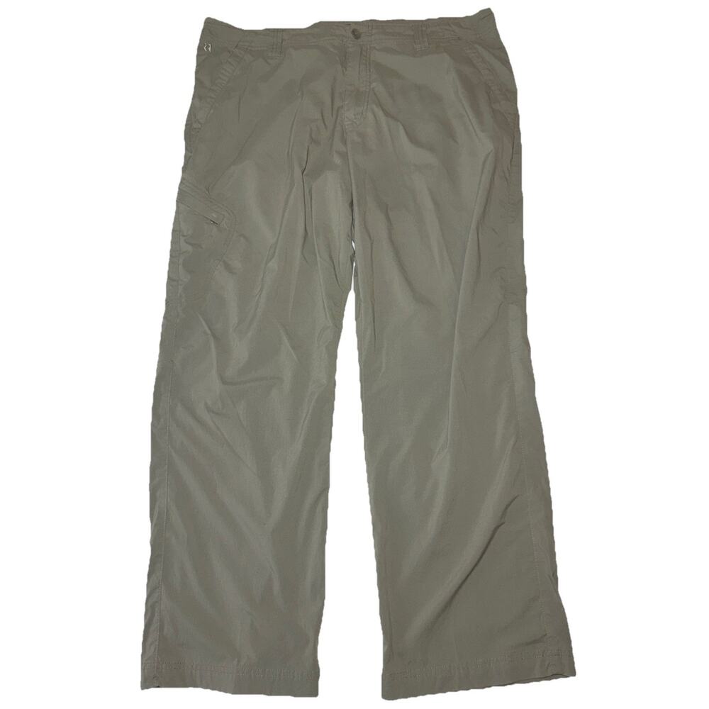 Royal Robbins Mens Olive Outdoor Nylon Stretch Hiking Pants Size 38/30 5 Pockets